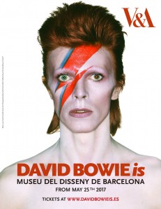 Cartel'David Bowie is' Barcelona